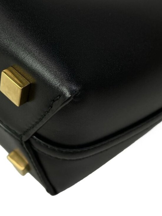 Saint Laurent Paris Handbag le 37 Mini Black Leather - Picture 8 of 16